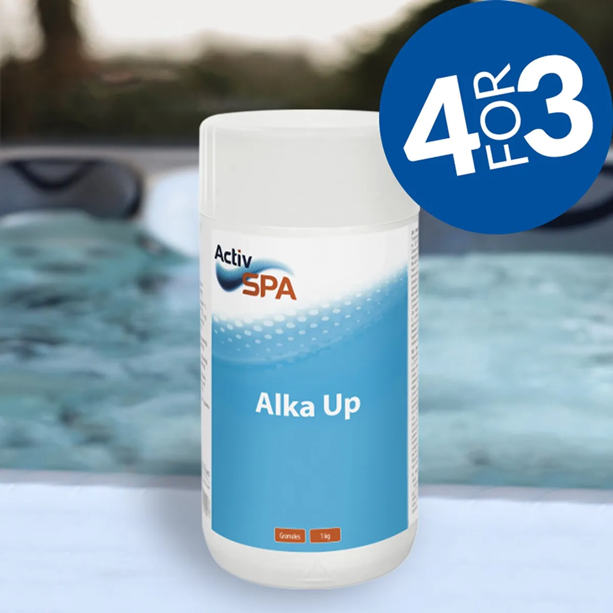 ActivSPA Alka Up 1kg - 4pk