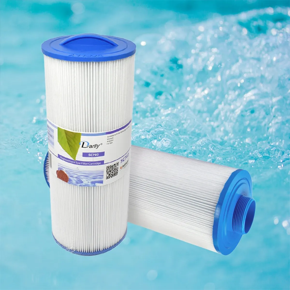 Spa filter 35 sq. ft. fingjenget, vaskbart (4pk - spar 25%!)