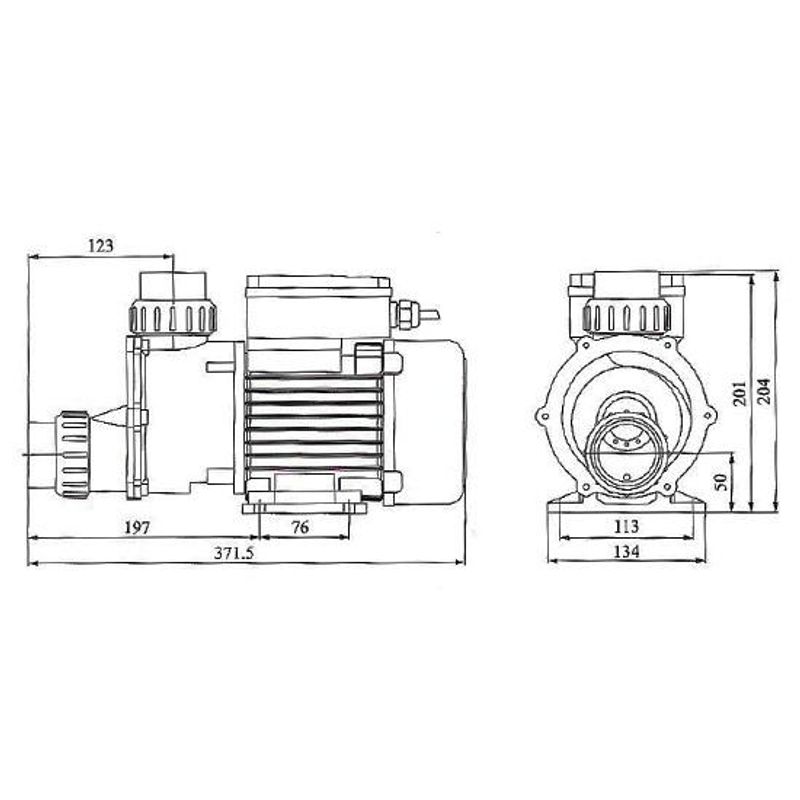Sirkulasjonspumpe DXD-310X (tilsvarende LX-JA50) (U)