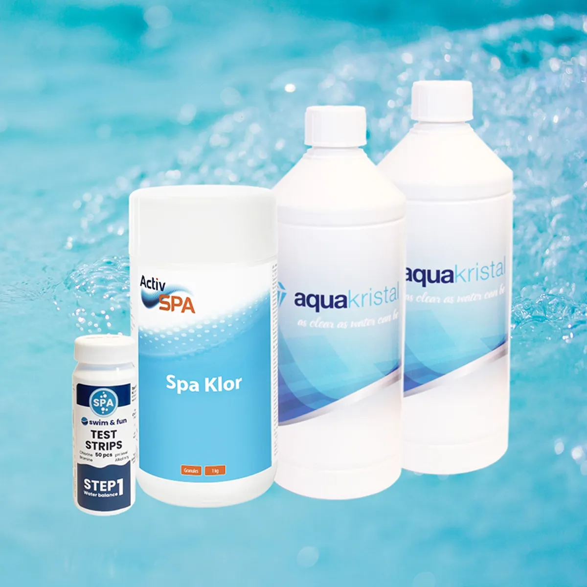 AquaKristal - komplett pakke - klor