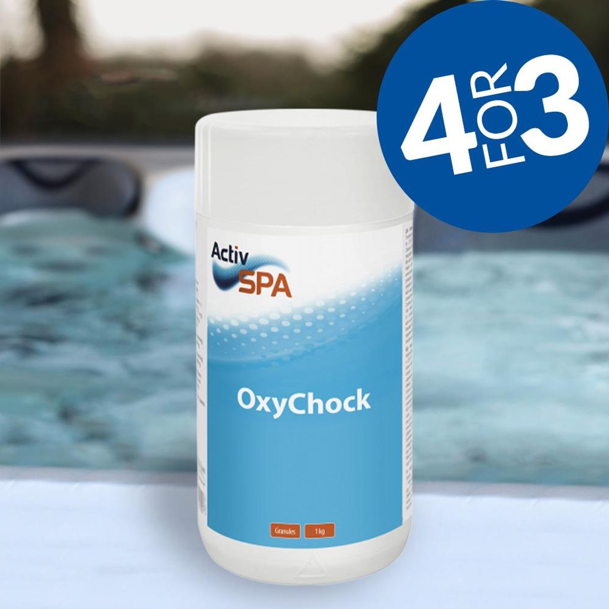 ActivSPA OxyChock 1kg (granulat) 4pk - SPAR 25%
