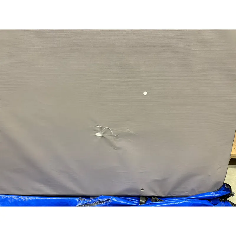 B-VARE: Lokk til spabad - GRÅ - 223x223cm (avrundede hjørner)