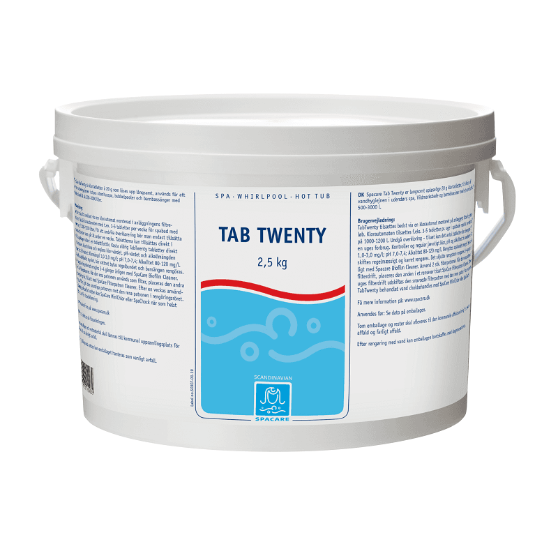 Scandinavian SpaCare TabTwenty 2,5kg